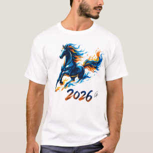 IGNITE,Midnight Ember Stallion Graphic T-Shirt