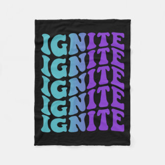 Ignite Prevention Awareness Fleece Blanket