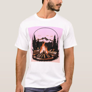 Ignite the Style:  Fire-Inspired Fashion  T-Shirt