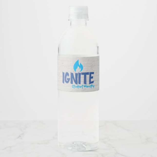 Ignite Water Bottle Labels (Front)