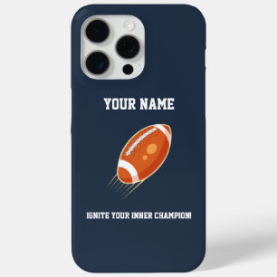 "Ignite Your Inner Champion!" RUGBY LOVER iPhone 15 Pro Max Case