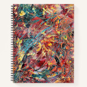 Ignition Studies No. 1 – Abstract Art spiral Notebook