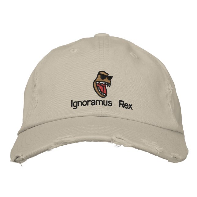 Ignoramus Rex Embroidered Hat (Front)
