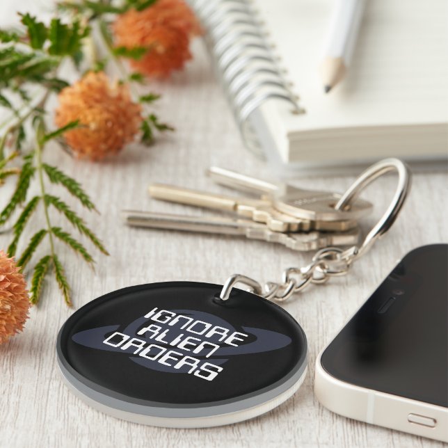 Ignore alien orders key ring (Front Right)