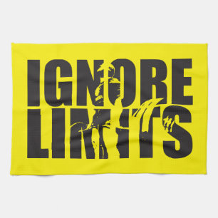 IGNORE LIMITS - Deadlift - Workout Motivational Tea Towel