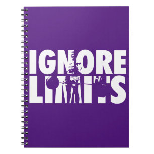 IGNORE LIMITS - Women's Weightlifting Motivational Notebook