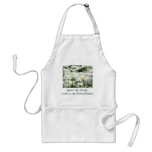 Ignore the Smoke! aprons Look at the Pretty Daisy