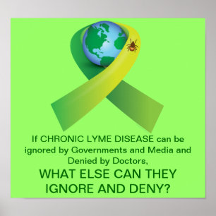 Ignoring and Denying Chronic Lyme Disease Epidemic Poster