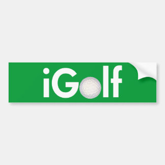 iGolf (ball) Bumper Sticker