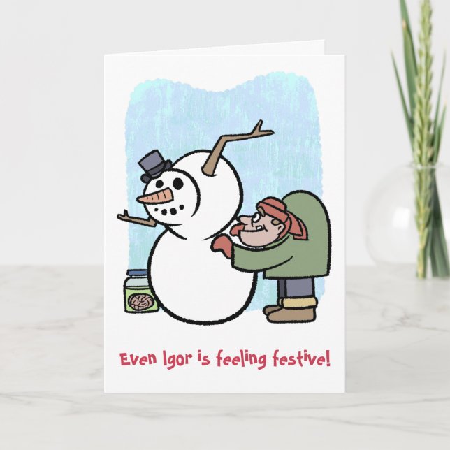 Igor and the Snowman Card (Front)