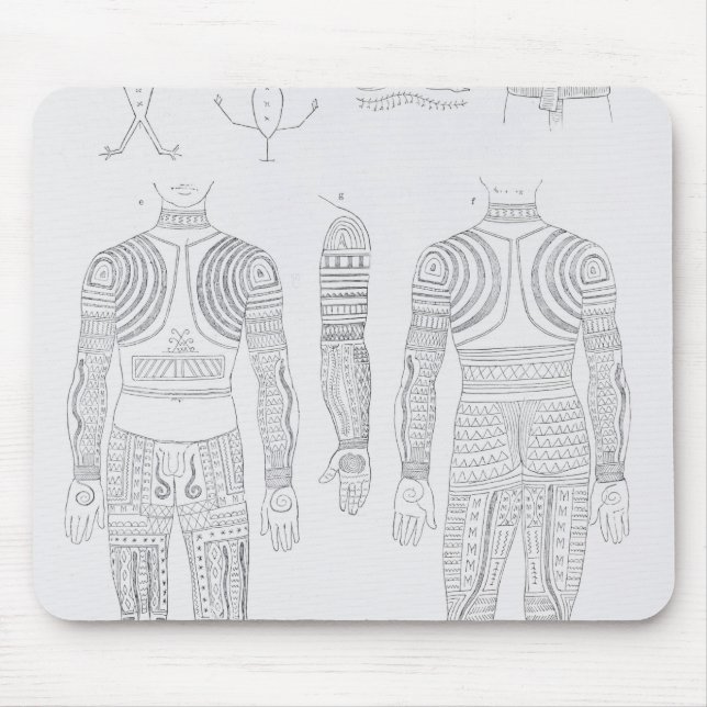 Igorrote tattooing mouse mat (Front)