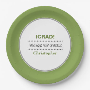 iGrad. Personalised Graduation Party Paper Plates
