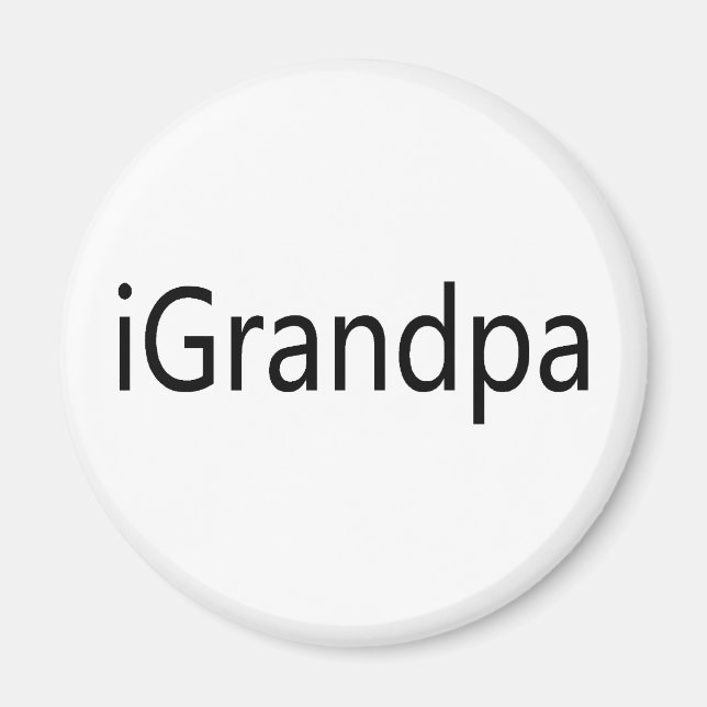 iGrandpa Magnet (Front)