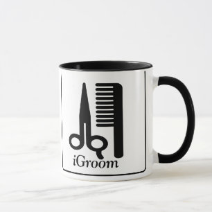 iGroom Mug with Stylised Dog image