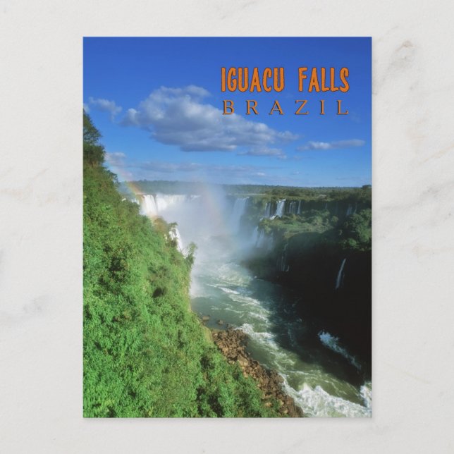 Iguacu falls Brazil Postcard (Front)