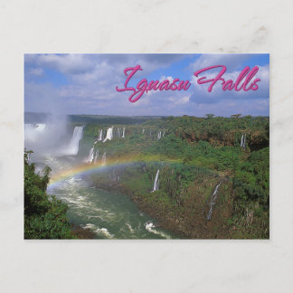 Iguacu falls, Brazil Postcard
