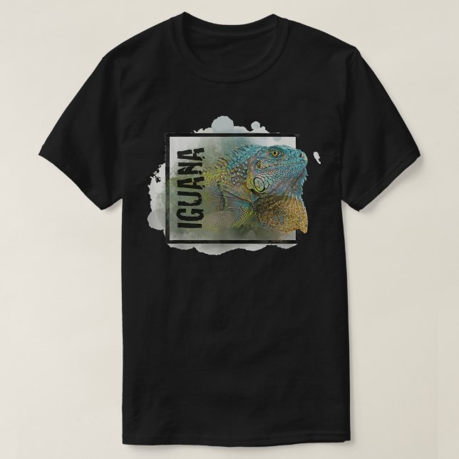 Iguan reptiles lizard lovers  T-Shirt (Design Front)