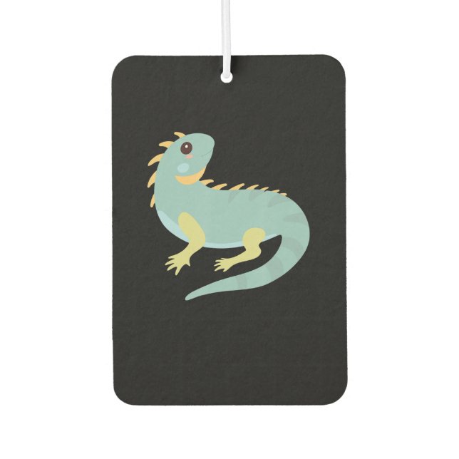 Iguana Animal - Iguana Gift Car Air Freshener (Front)