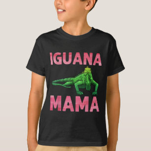Iguana Art For Mum Girls Women Lizard Reptile Igua T-Shirt