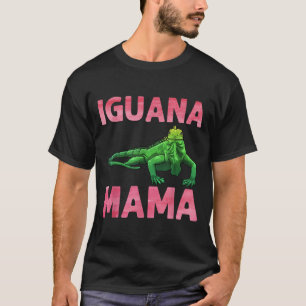 Iguana Art For Mum Girls Women Lizard Reptile Igua T-Shirt