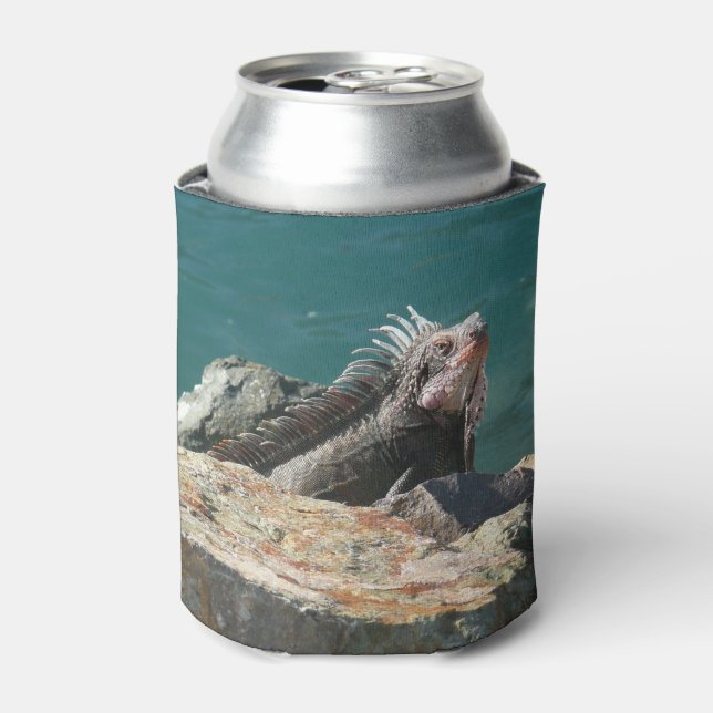 Iguana at St. Thomas Can Cooler (Can Front)