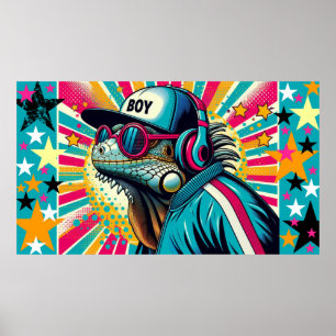 IGUANA B' BOY 7 POSTER