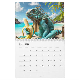 Iguana  calendar