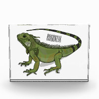 Iguana cartoon illustration