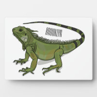 Iguana cartoon illustration 