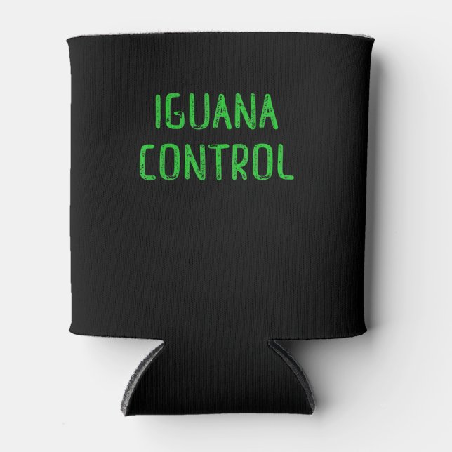 Iguana Control - Lover Pet Iguana Gift Can Cooler (Front)