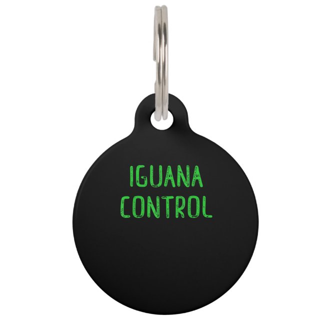 Iguana Control - Lover Pet Iguana Gift Tag (Front)