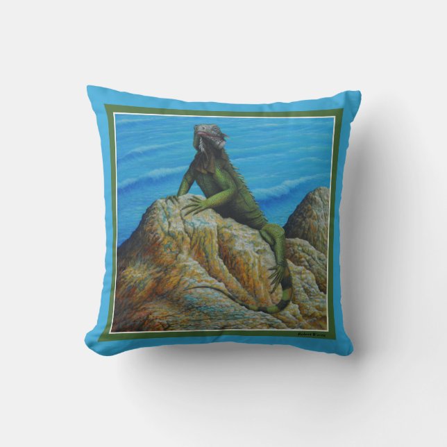 Iguana Cushion (Front)