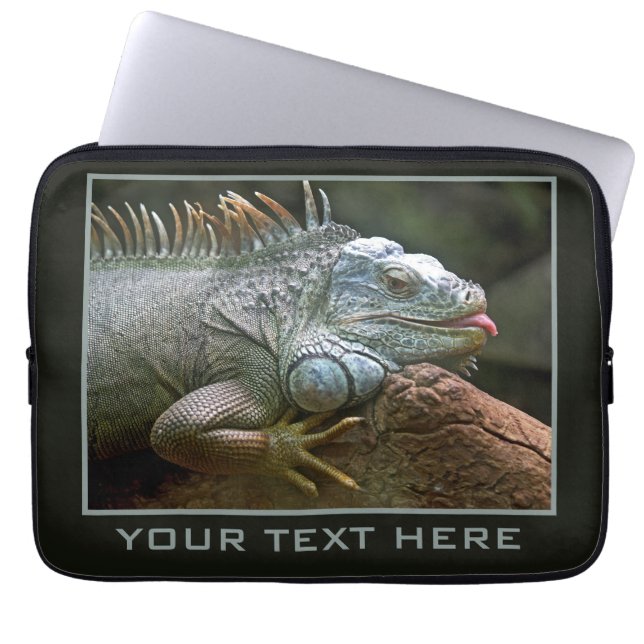 Iguana custom laptop sleeves (Front)