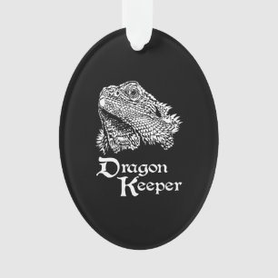 Iguana dragon keeper ornament