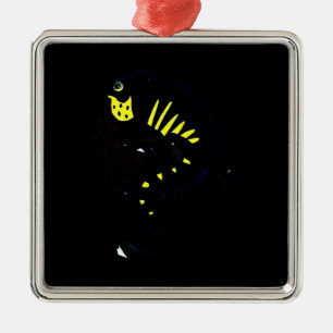 Iguana Facts Metal Tree Decoration