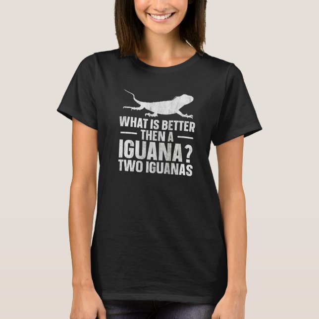 Iguana   Gecko Lizard Reptile Pet T-Shirt (Front)
