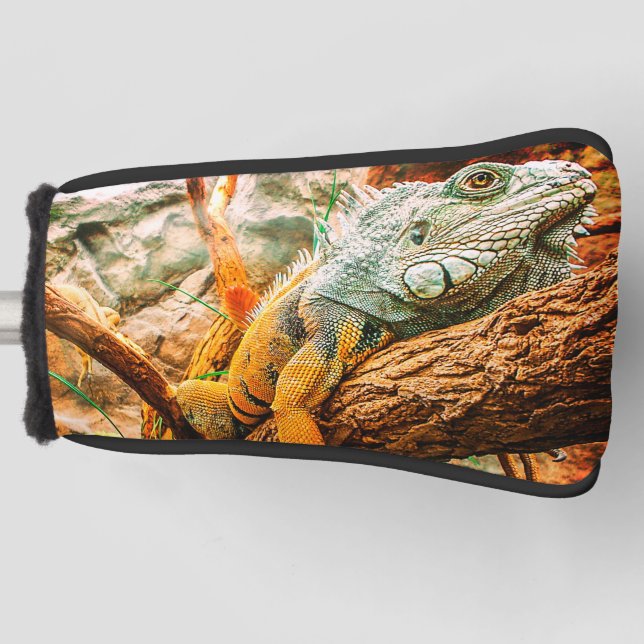 Iguana Golf Head Cover (Front)