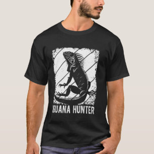 IGUANA HUNTER retro iguana design T-Shirt