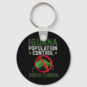 Iguana Hunting Design For South Florida Iguana Hun Key Ring
