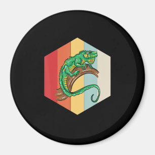 Iguana Illustration Owner Lover Gift Iguanas Love Magnet