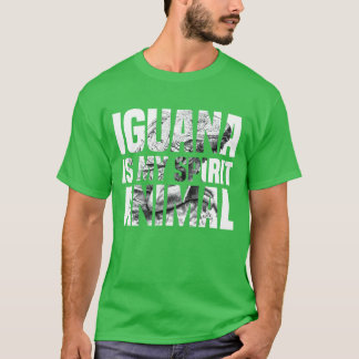 iguana is my spirit animal retro T-Shirt