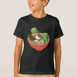 Iguana Kawaii Ramen Funny Pet Gift T-Shirt