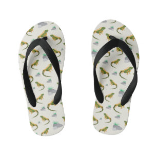 Iguana kids'/adults' flip flops