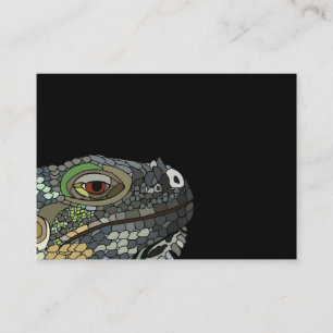 Iguana Lizard Animal Illustration Business Card
