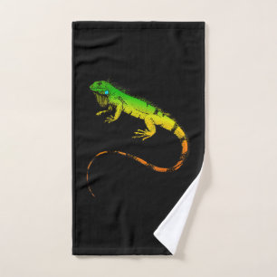 Iguana Lizard  Beautiful Iguana Gift Hand Towel