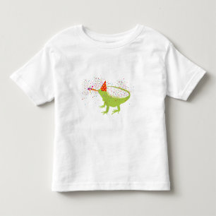 Iguana Lizard Partying Animals Having a Party  Toddler T-Shirt