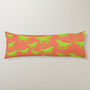 Iguana Lizard Pattern Body Cushion
