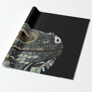 Iguana Lizard  Wrapping Paper