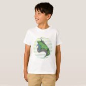 Iguana Mapping Art Shirt (Front Full)