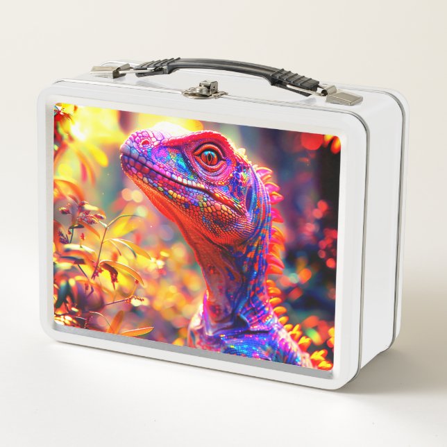 Iguana Metal Lunch Box (Front)